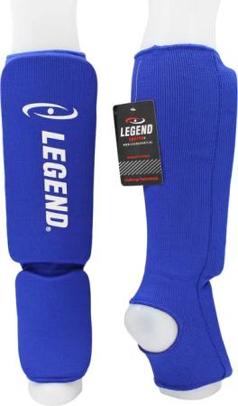 Schienbeinschoner Legend Easy Kinder/Erwachsene Blau Elastisch