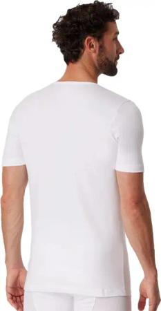 SCHIESSER - 2PACK T-shirt 4er Pack - Größe 4XL - weiß