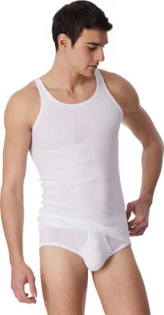 SCHIESSER - 3er Pack - Größe 2XL - weiß