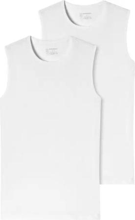 Schiesser Achselhemd 95/5 (2er-Pack) mit komfortablem Rundhals-Ausschnitt