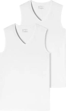 Schiesser Achselhemd 95/5 (2er-Pack) mit V-Ausschnitt