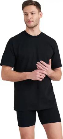 SCHIESSER - American T-Shirt 4er Pack - Größe 2XL - schwarz