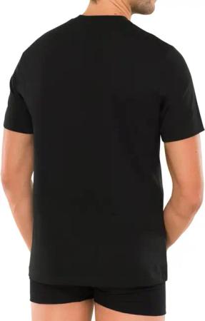SCHIESSER - American T-Shirt 4er Pack - Größe XL - schwarz