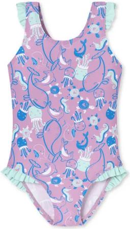 Schiesser Badeanzug Aqua Kids Girl Bade-Anzug Schwimmen bauchweg