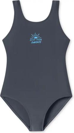 Schiesser Badeanzug Aqua Teens Girl Bade-Anzug Schwimmen bauchweg