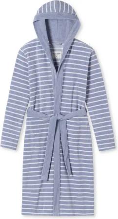 Schiesser Bademantel Feather Terry, Bade-mantel sauna Morgen-mantel