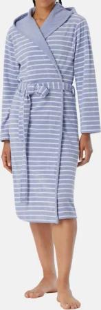 Schiesser Bademantel Feather Terry, Baumwolle, nicht relevant, Gürtel, Bademantel - Baumwolle - Atmungsaktiv - Leichter Frottee