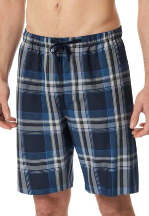 Schiesser Bermudas "Mix + Relax" kariert, Gummizug, Bindeband