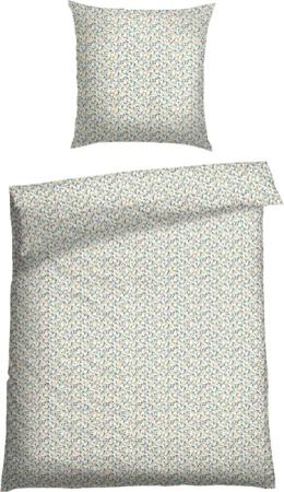 Schiesser Bettwäsche "Ditsy aus weicher Baumwolle mit dezentem Millefleur-Muster" 2 Stk. MADE IN GREEN by OEKO-TEX-zertifiziert
