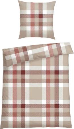 Schiesser Bettwäsche "Kris aus weicher Baumwolle mit markanten Karos" 2 Stk. Made in Green