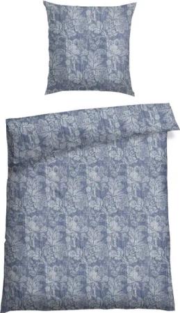 Schiesser Bettwäsche Missy aus weicher Baumwolle mit floralem Print, Renforcé, 2 teilig, Made in Green