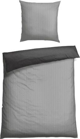 Schiesser Bettwäsche "Silva in einem simplen Minimaldessin in angesagter Strickoptik" 2 Stk. MADE IN GREEN by OEKO-TEX
