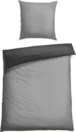 Schiesser Bettwäsche Silva in einem simplen Minimaldessin in angesagter Strickoptik, Renforcé, 2 teilig, MADE IN GREEN by OEKO-TEX®