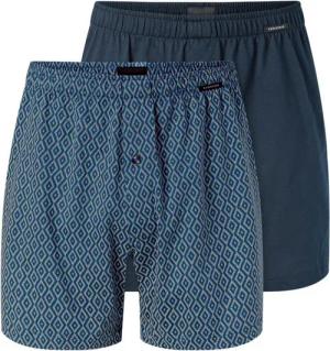 Schiesser Boxershorts 2er Pack Singel-Jersey (Spar-Set, 2-St) Boxershorts - Baumwolle - mit Eingriff - Atmungsaktiv