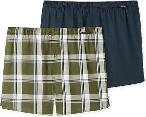 SCHIESSER Boxershorts 2er Pkg. sortiert 4 olive | S