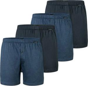Schiesser Boxershorts 4er Pack Singel-Jersey (Spar-Set, 4-St) Boxershorts - Baumwolle - mit Eingriff - Atmungsaktiv