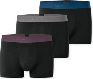 Schiesser Boxershorts 95/5 Multipacks (3er Pack) mit farblich abgesetztem, sportlichem Logo-Webgummibund