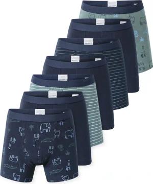 Schiesser Boxershorts "Boxershort 7PACK Boys Single Jersey Slips 7er Pack"