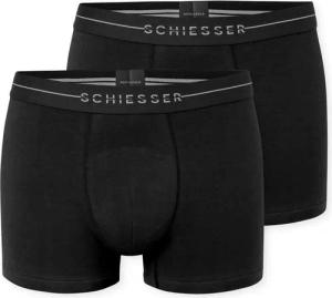 Schiesser Boxershorts Cotton Flex (2er Pack) Baumwollmischung, ohne störende Seitennähte, superweich