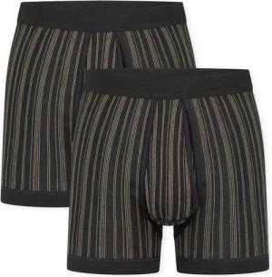 Schiesser Boxershorts Original Classics (2er Pack) mit Eingriff, gestreift