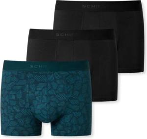 Schiesser Boxershorts Unterwäsche 95/5 Webgummibund blau uni/gemustert Herren - 3 Stück