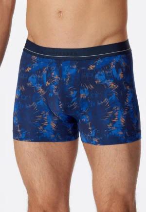Schiesser Boxershorts Unterwäsche Micro-Qualität gemustert indigoblau Herren - 1 Stück