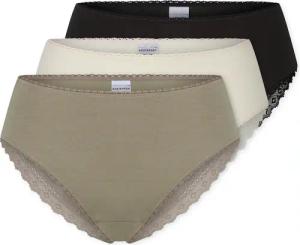 Schiesser Brasilslip "Modern Multipacks" 3er Pack, Spitzenbänder, Single-Jersey, Baumwollmischung