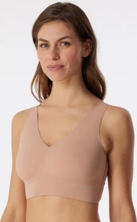 Schiesser Bustier "Invisible Soft" Microfaser, Lasercut-Abschlüsse, V-Ausschnitt