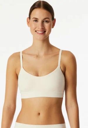 Schiesser Bustier Unique Cotton mit herausnehmbaren Pads, ohne Bügel