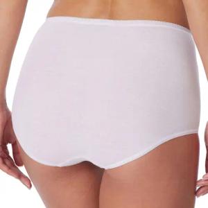 SCHIESSER - Cotton Essentials 6P 6er Pack - Größe M - weiß