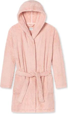 Schiesser Damen Bademantel Teddy Fleece