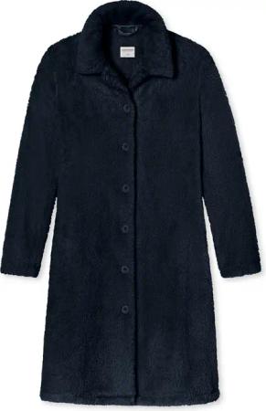 Schiesser Damen Bademantel Teddy Fleece
