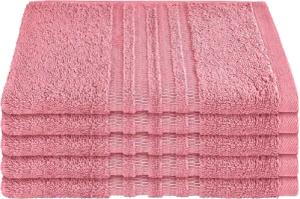 Schiesser Gästehandtücher "Milano aus 100% Baumwolle mit eleganter Bordüre in Hoch-Tief-Optik" Made in Green