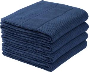 Schiesser Handtücher Turin aus 100% Baumwolle in dezenter Reiskornoptik, Frottier (Set, 4-St), MADE IN GREEN by OEKO-TEX®