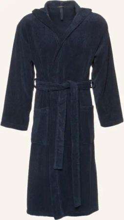 SCHIESSER Herren-Bademantel ESSENTIALS mit Kapuze