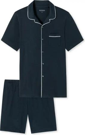 Schiesser Herren Pyjama Fine Interlock