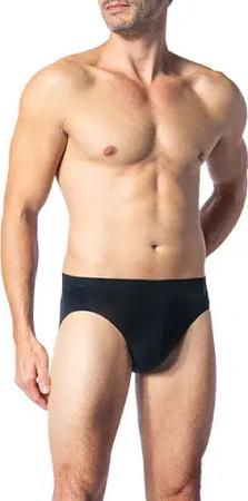 Schiesser Herren Rio-Slip blau Baumwolle & Mix unifarben