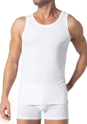 Schiesser Herren Shirt weiß Baumwolle & Mix unifarben