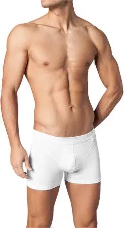 Schiesser Herren Shorts weiß Baumwolle & Mix unifarben