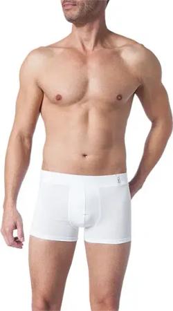 Schiesser Herren Shorts weiß Viskose/Modal unifarben
