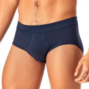 Schiesser Herren Sportslip blau Reine Baumwolle