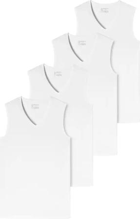 Schiesser Herren Tanktop 95/5 4er Pack