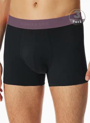 Schiesser Herren Unterwäsche schwarz Baumwolle & Mix unifarben