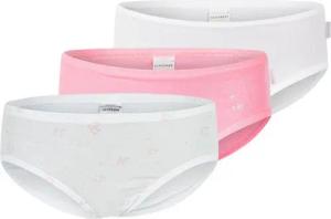 Schiesser Hüftslip 3er Pack Kids Girls Feinripp Organic Cotton (Spar-Set, 3-St) Slip - Baumwolle - Mit softem Bund - ohne Zwicken und Kneifen