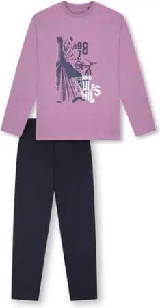 Schiesser Jungen Schlafanzug Set lang - 100% Organic Bio Baumwolle - Größe 140 bis 176