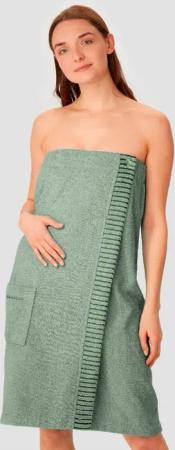 Schiesser Kilt Rom aus weicher Baumwolle, saugstark und 3-fach weitenverstellbar, Kurzform, Frottier, Knöpfe, MADE IN GREEN by OEKO-TEX®