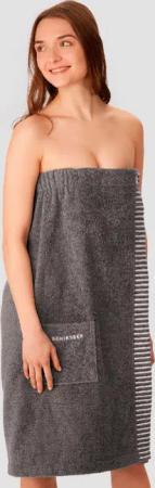 Schiesser Kilt Rom aus weicher Baumwolle, saugstark und 3-fach weitenverstellbar, Kurzform, Frottier, Knöpfe, MADE IN GREEN by OEKO-TEX®