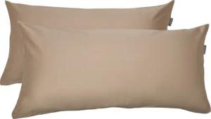 Schiesser Kissenhülle Ella Premium Kissenhüllenset aus feinstem Baumwollsatin, 40x80 cm, (2 Stück), Made in Green