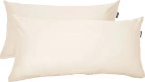 Schiesser Kissenhülle Ella Premium Kissenhüllenset aus feinstem Baumwollsatin, 40x80 cm, (2 Stück), Made in Green