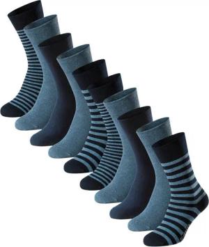 Schiesser Langsocken 10er Pack Bluebird (Spar-Set, 10-Paar) Socken - Baumwolle - Atmungsaktiv - Druckfreier, bequemer Bund